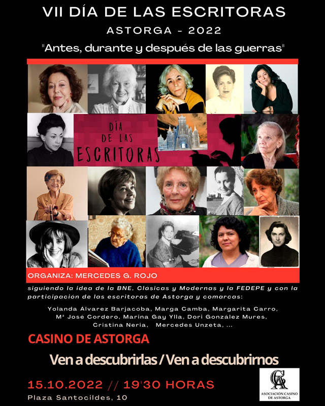 Perseo nuez montón Día de las mujeres escritoras. Astorga. - León Cultural